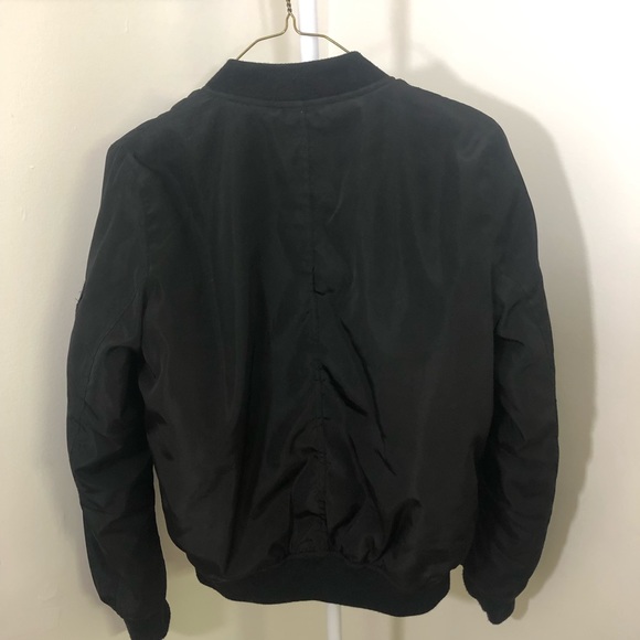 FASHIONNOVA Black Bomber Jacket - Picture 6 of 6